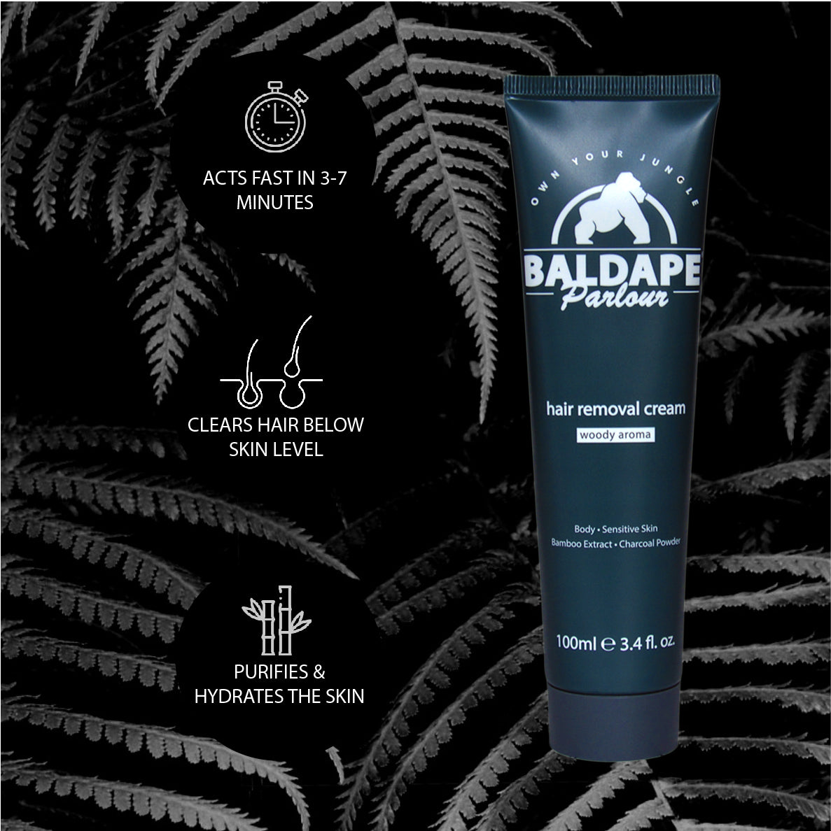 Load image into Gallery viewer, Men's hair removal cream